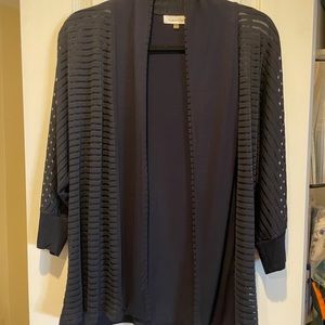 Women’s Calvin Klein dark blue dressy open cardigan